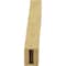 Ekena Millwork 3-inch W x 16-inch D x 16-inch H Geneva Rough Cedar Woodgrain TimberThane Knee Brace, Primed BRCUR03X16X16GNVRCPR - alternate 4